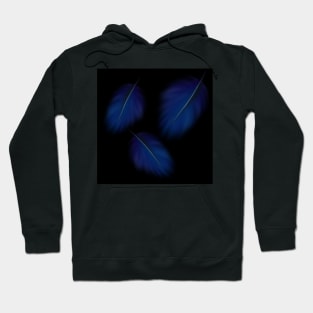 Blue Feathers Hoodie